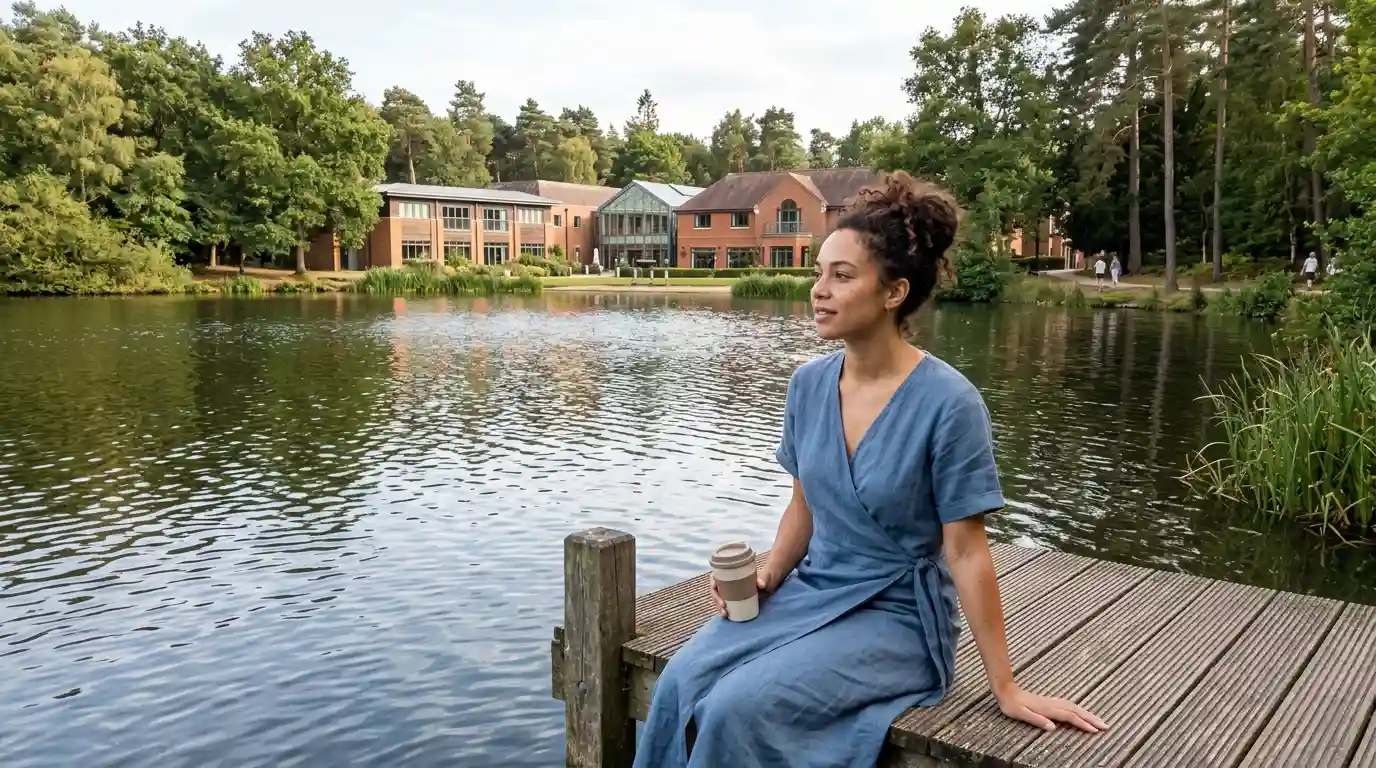 Champneys Forest Mere spa resort Hampshire private lake wellness