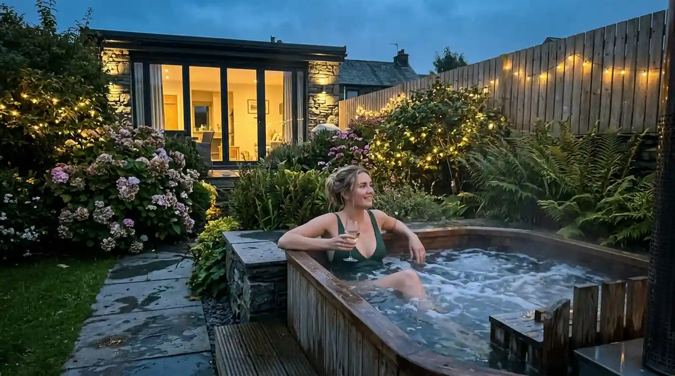 Beech Hill Hotel Wordsworth Suite private hot tub garden Windermere