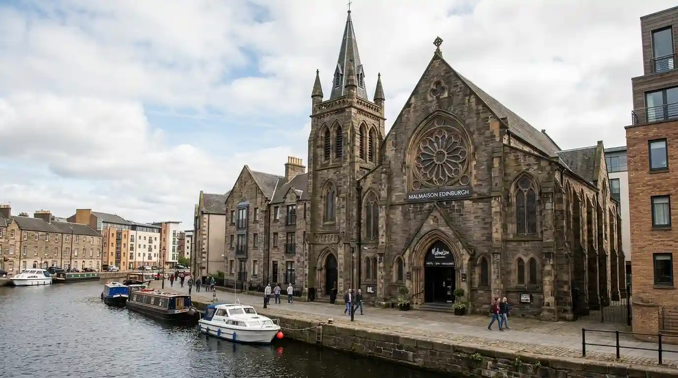 Malmaison Edinburgh Leith waterfront boutique dog friendly