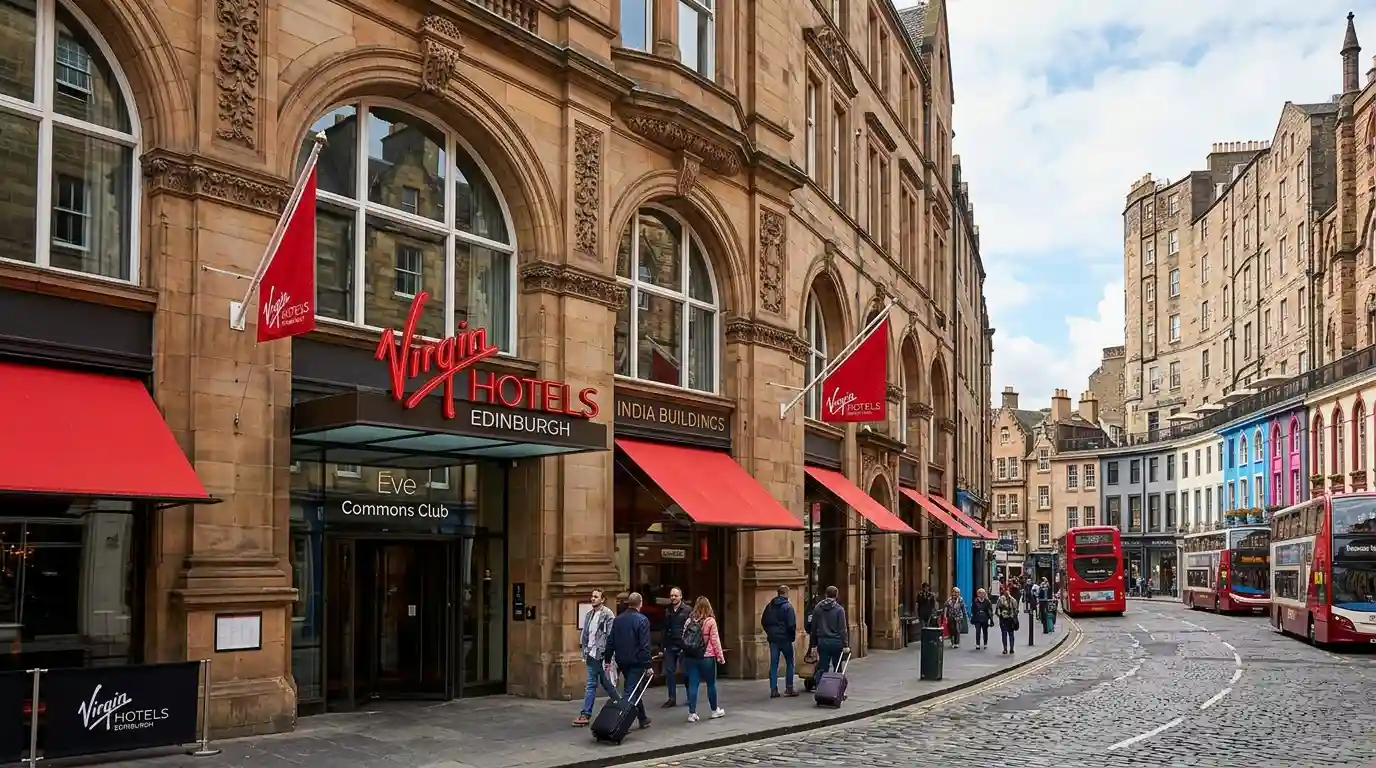 Virgin Hotels Edinburgh Old Town pet friendly hotel any size dog