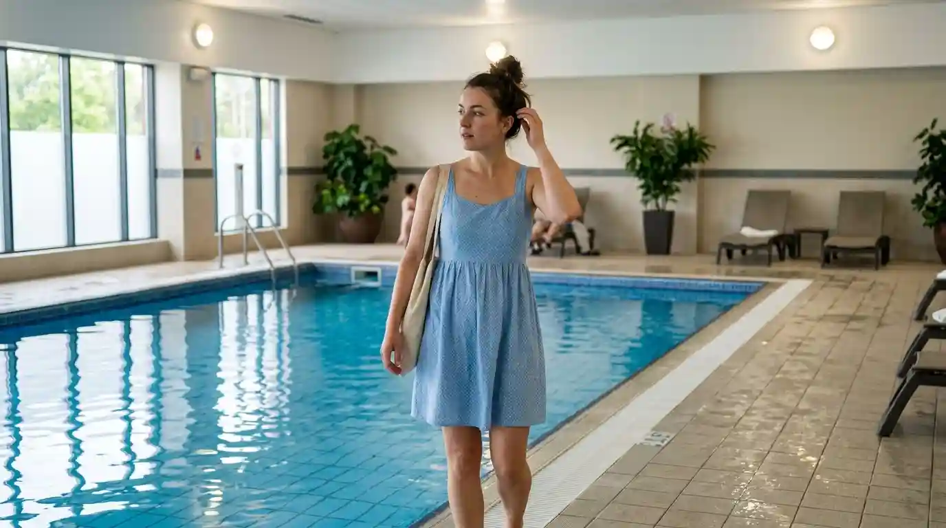 Holiday Inn South Luton indoor pool family hotel parking
