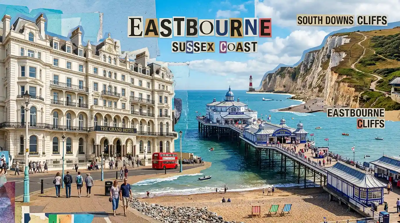 Best places to stay Eastbourne East Sussex pool hotels seaside