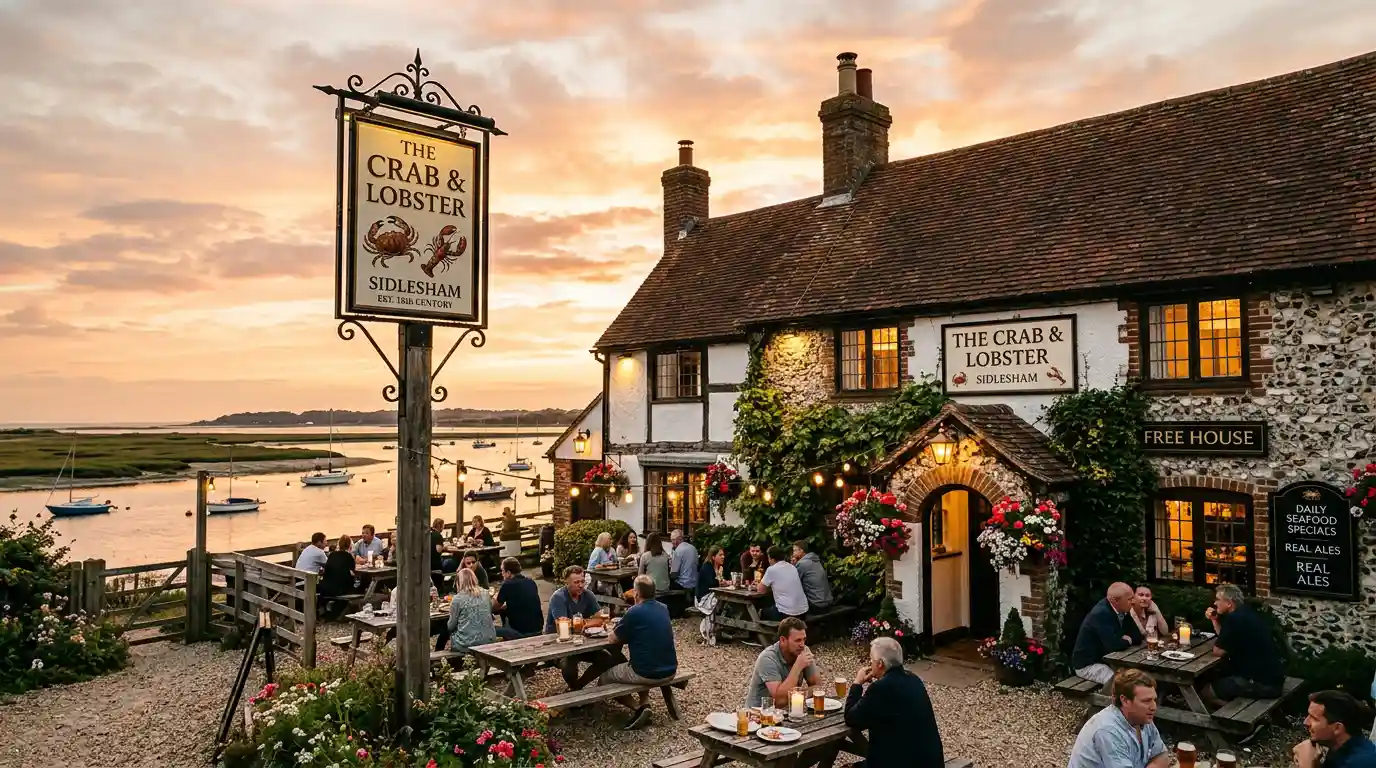 Crab and Lobster Sidlesham country inn near Chichester 2026
