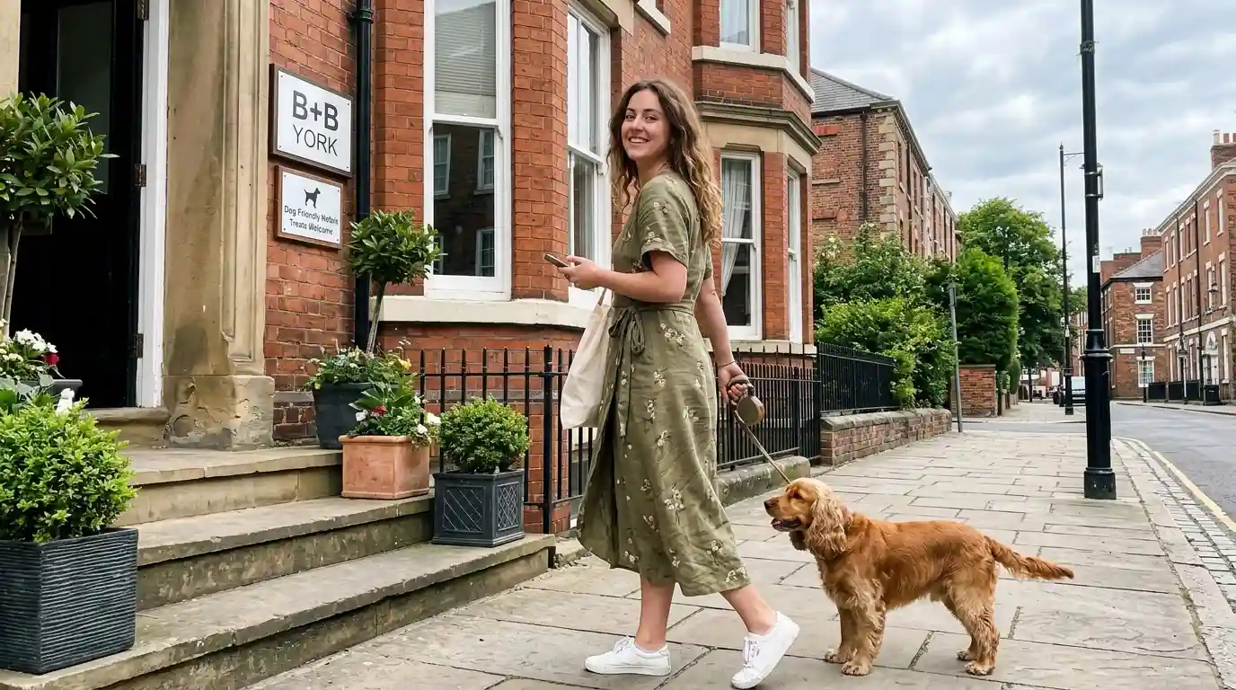 B&B York dog friendly hotel treats welcome