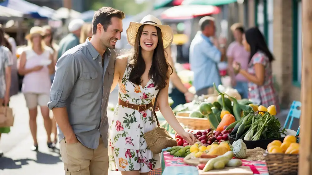 Ludlow food city break couples market Shropshire Hills
