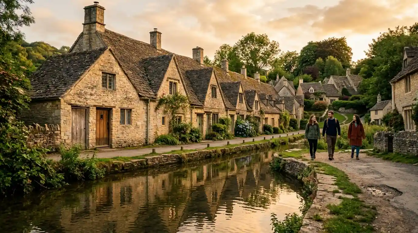 What to see in Cotswolds 2026 Bibury Arlington Row honey stone'