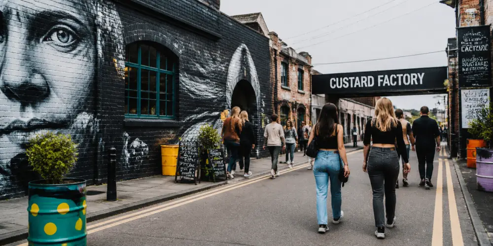 Digbeth street art and the Custard Factory