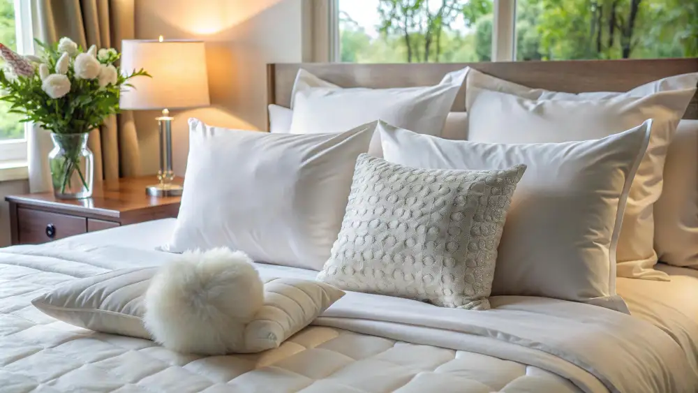 Why are hotel pillows so comfortable UK luxury bedding setup